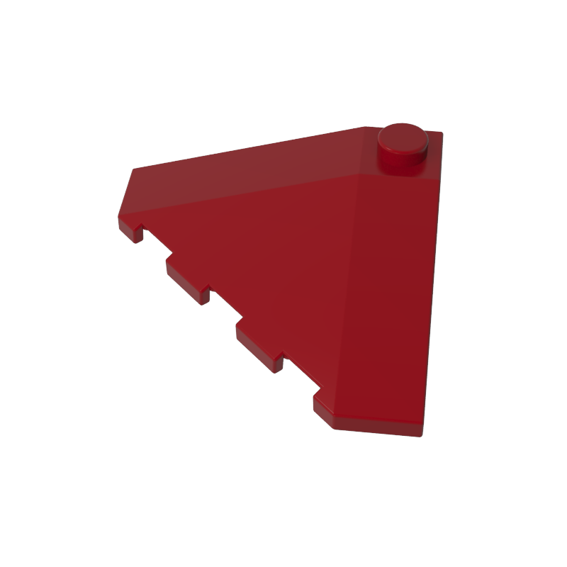 Gobricks,Wedge Sloped 18° 4 x 4 Corner,43708