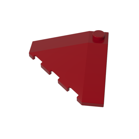 Gobricks,Wedge Sloped 18° 4 x 4 Corner,43708