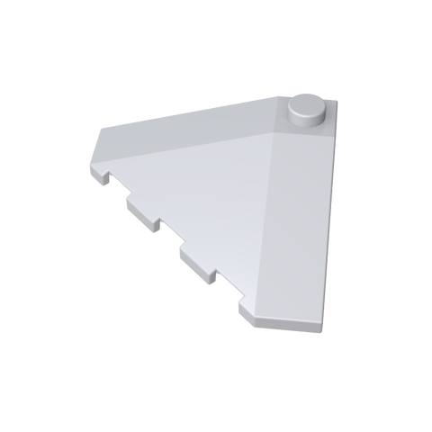 Gobricks,Wedge Sloped 18° 4 x 4 Corner,43708