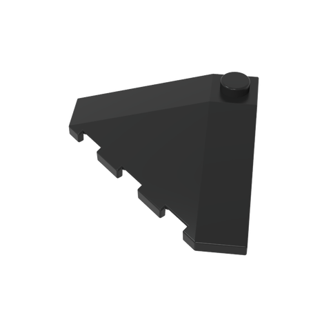 Gobricks,Wedge Sloped 18° 4 x 4 Corner,43708