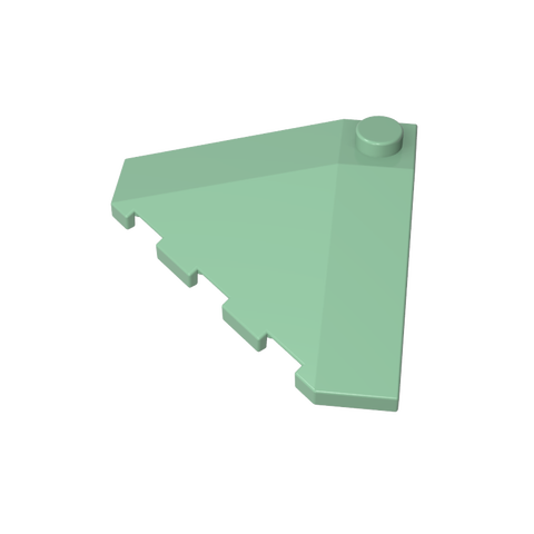 Gobricks,Wedge Sloped 18° 4 x 4 Corner,43708