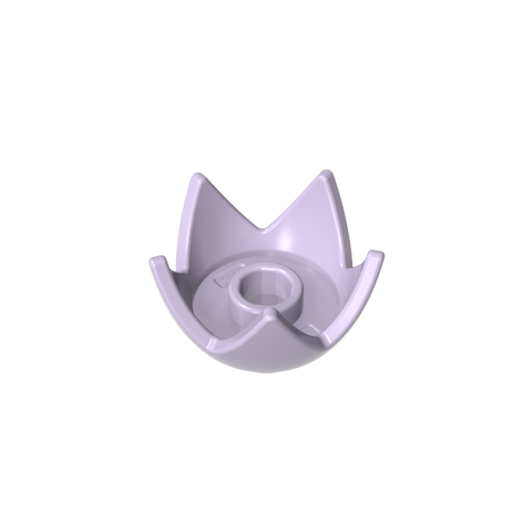 Gobricks,Minifig Crown/ Egg Shell Half,39262