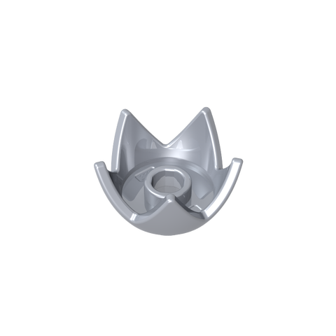 Gobricks,Minifig Crown/ Egg Shell Half,39262