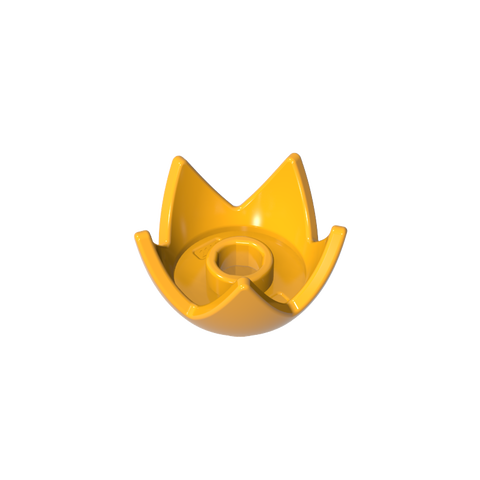 Gobricks,Minifig Crown/ Egg Shell Half,39262