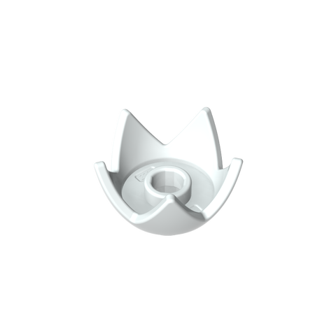 Gobricks,Minifig Crown/ Egg Shell Half,39262