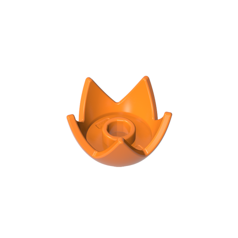 Gobricks,Minifig Crown/ Egg Shell Half,39262