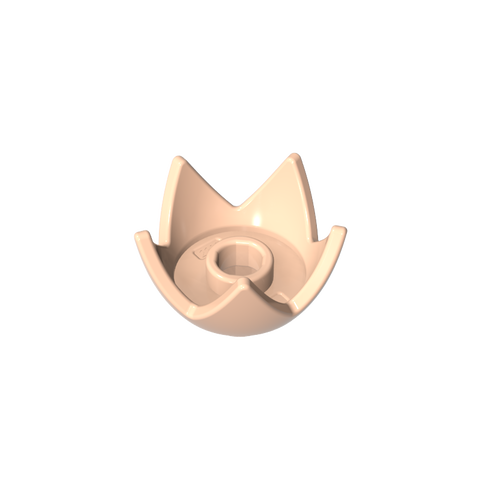 Gobricks,Minifig Crown/ Egg Shell Half,39262