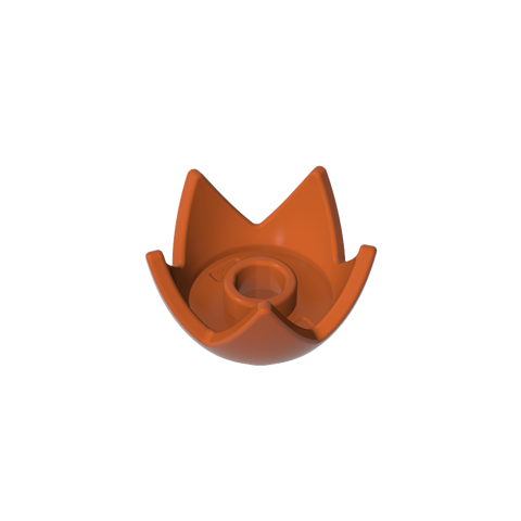 Gobricks,Minifig Crown/ Egg Shell Half,39262