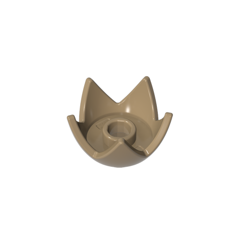 Gobricks,Minifig Crown/ Egg Shell Half,39262