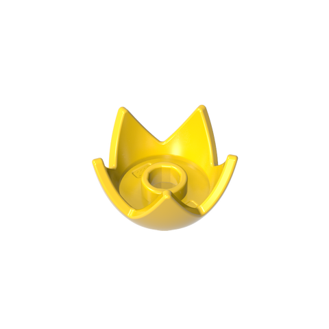 Gobricks,Minifig Crown/ Egg Shell Half,39262
