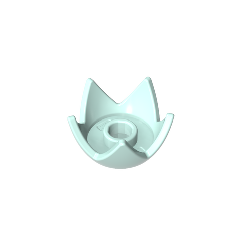 Gobricks,Minifig Crown/ Egg Shell Half,39262
