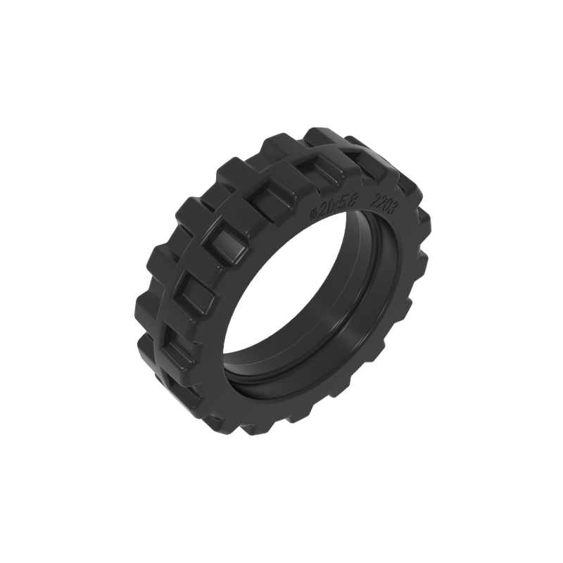 Gobricks,Tyre 21 x 6 City Motorcycle,50861