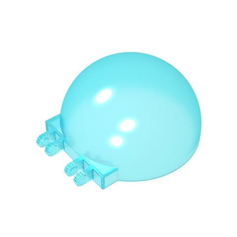 Gobricks,Windscreen 6 x 6 x 3 Canopy Half Sphere with Dual 2 Fingers,50747