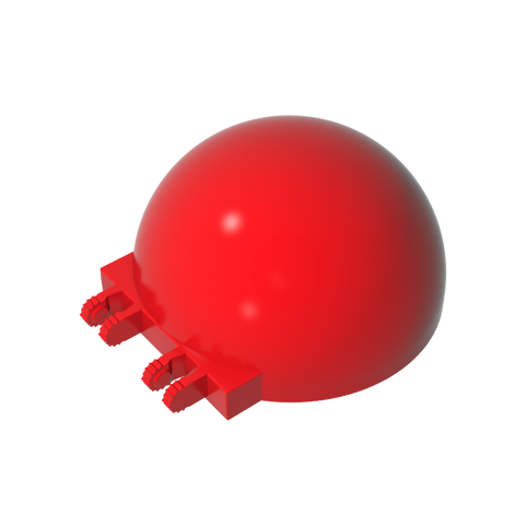 Gobricks,Windscreen 6 x 6 x 3 Canopy Half Sphere with Dual 2 Fingers,50747