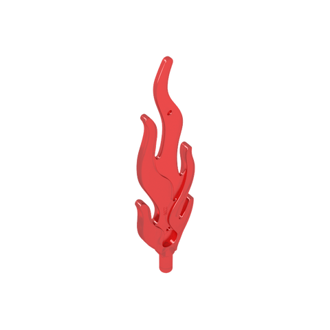 Gobricks,Wave/ Flame Rounded Large [Plain],85959