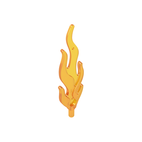 Gobricks,Wave/ Flame Rounded Large [Plain],85959