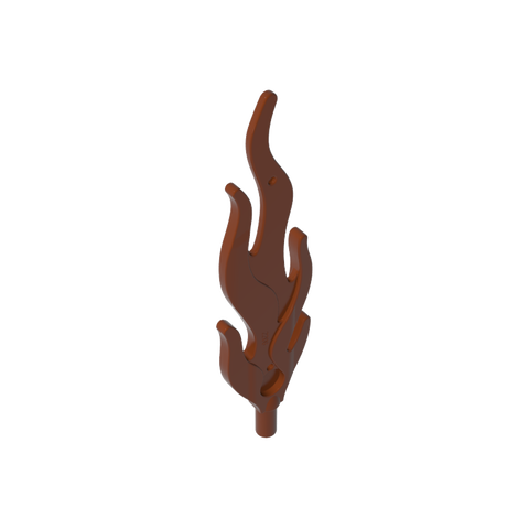 Gobricks,Wave/ Flame Rounded Large [Plain],85959