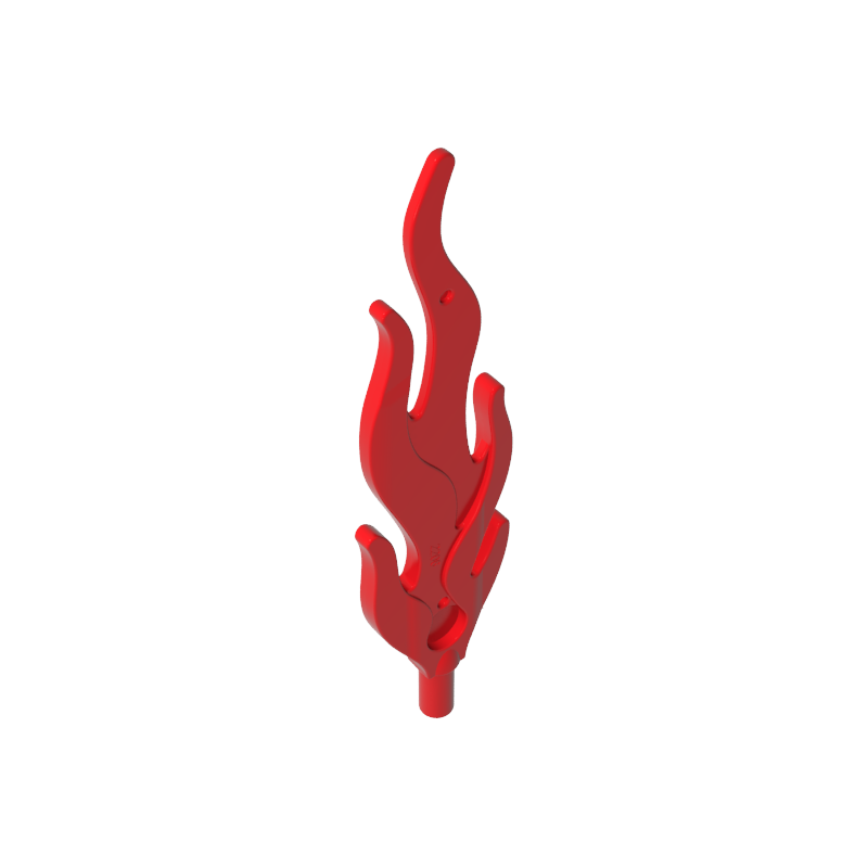 Gobricks,Wave/ Flame Rounded Large [Plain],85959