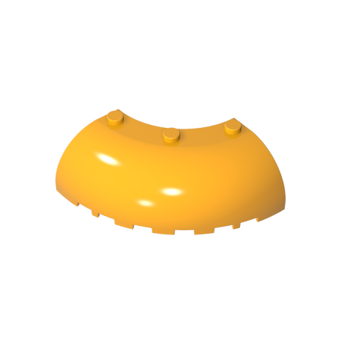 Gobricks,Brick Round Corner 6 x 6 x 2,87559