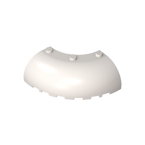 Gobricks,Brick Round Corner 6 x 6 x 2,87559