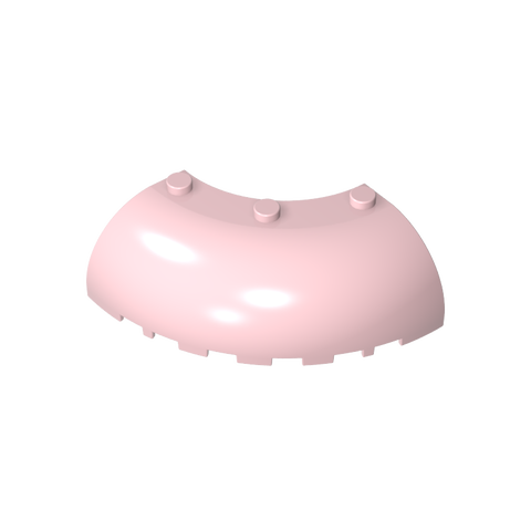 Gobricks,Brick Round Corner 6 x 6 x 2,87559