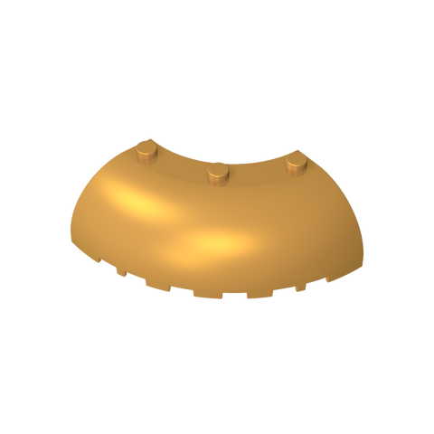 Gobricks,Brick Round Corner 6 x 6 x 2,87559