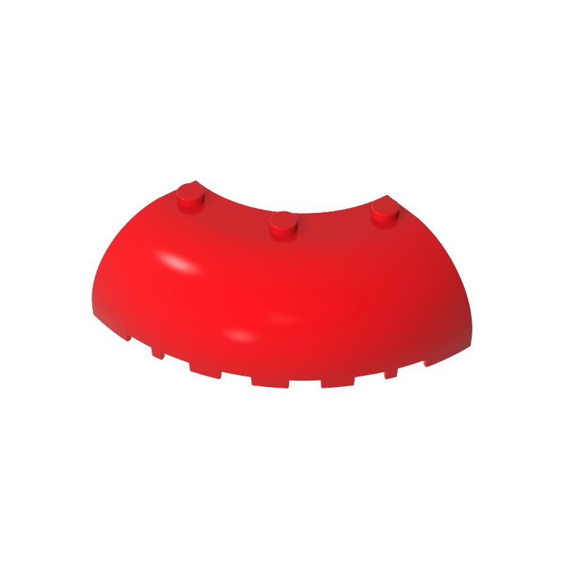 Gobricks,Brick Round Corner 6 x 6 x 2,87559