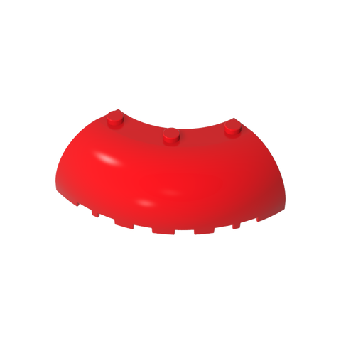 Gobricks,Brick Round Corner 6 x 6 x 2,87559
