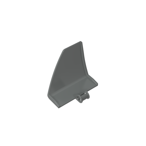 Gobricks,5x4x3 tech panel tapered left,80272