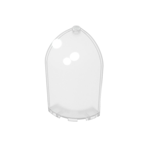 Gobricks,Panel 3 x 3 x 6 Corner Convex with Curved Top,6059