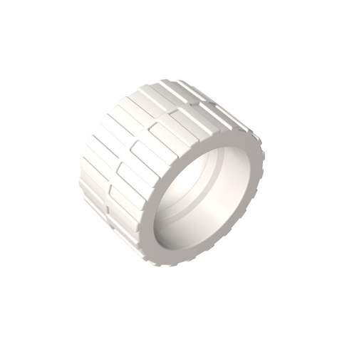 Gobricks,Tyre 24 x 14 Shallow Tread (Tread Small Hub), Band Around Center of Tread,89201