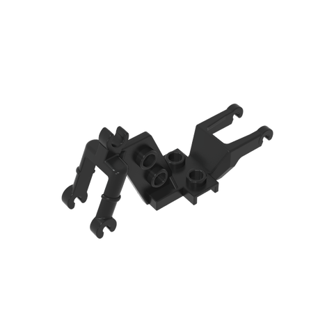 Gobricks,Vehicle Base, Motorcycle Chassis, Clip for Handle,18896