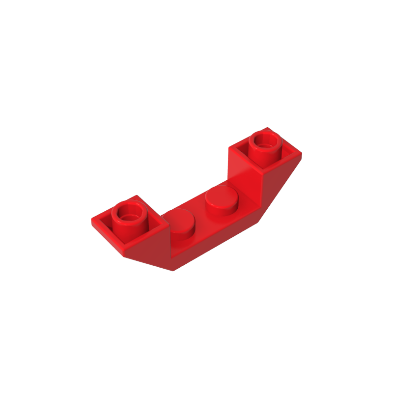 Gobricks,Slope Inverted 45° 4 x 1 Double with 1 x 2 Cutout,32802