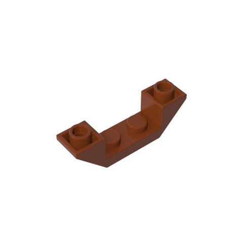 Gobricks,Slope Inverted 45° 4 x 1 Double with 1 x 2 Cutout,32802