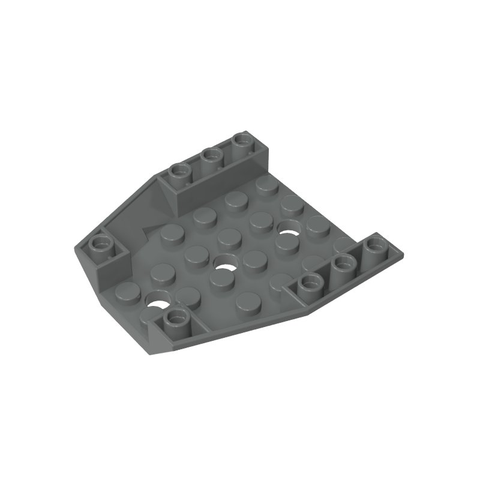 Gobricks,Wedge Sloped Inverted 6 x 6 x 1 Triple,29115