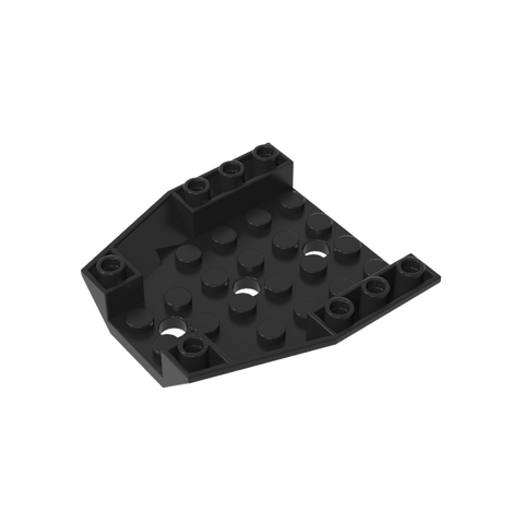 Gobricks,Wedge Sloped Inverted 6 x 6 x 1 Triple,29115