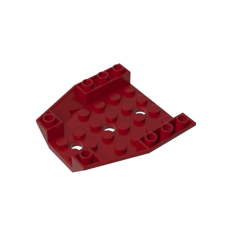 Gobricks,Wedge Sloped Inverted 6 x 6 x 1 Triple,29115