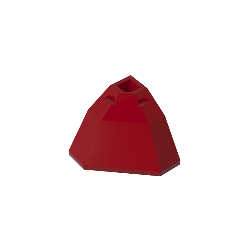 Gobricks,Wedge Sloped Inverted 3 x 3 x 2 Facet,2464