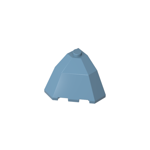 Gobricks,Wedge Sloped 3 x 3 x 2 Facet Top,2463