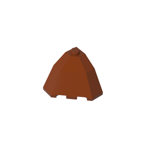 Gobricks,Wedge Sloped 3 x 3 x 2 Facet Top,2463