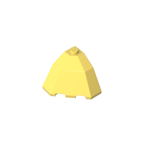 Gobricks,Wedge Sloped 3 x 3 x 2 Facet Top,2463