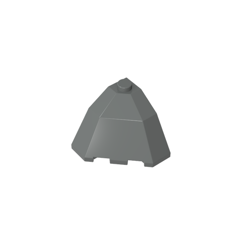 Gobricks,Wedge Sloped 3 x 3 x 2 Facet Top,2463