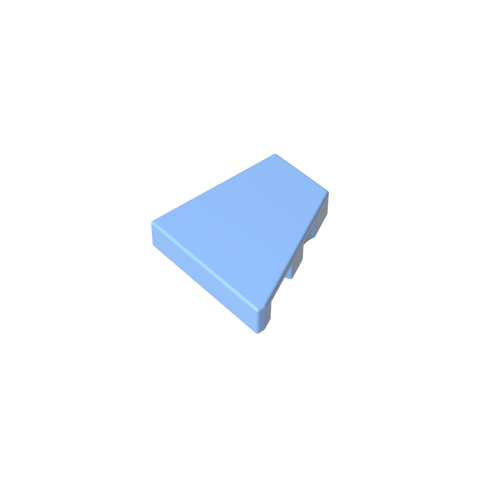 Gobricks,2x2 wedge light panel (right),gds2232,gds2232-2
