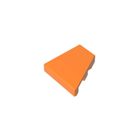 Gobricks,2x2 wedge light panel (right),gds2232,gds2232-2