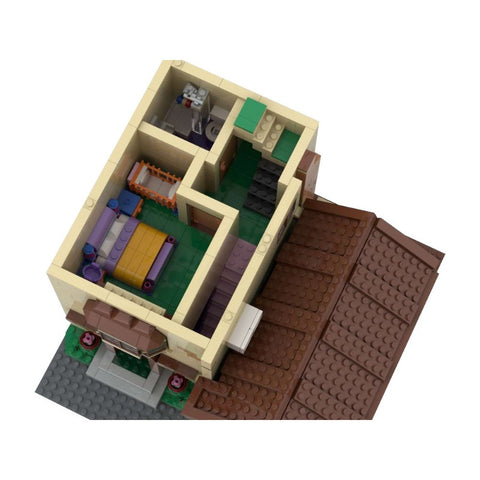 (Gobricks version) 2036PCS MOC-100451 Modular Simpsons House