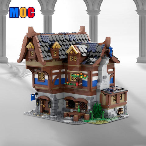 (Gobricks version)MOC-70187 MEDIEVAL TAVERN & INN