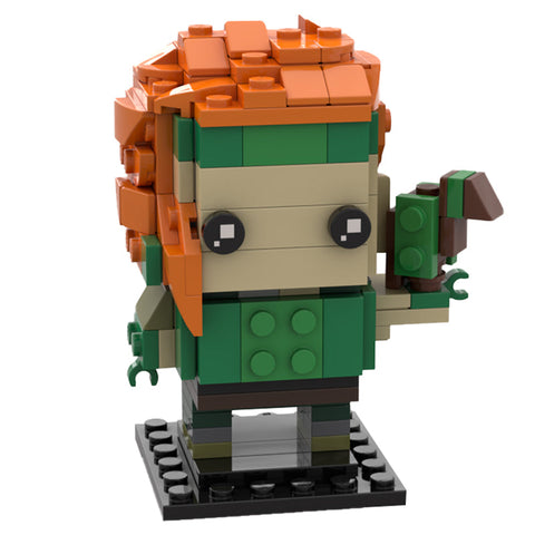 (Gobricks version) 189pcs MOC-116276 VALORANT Skye Brickheadz