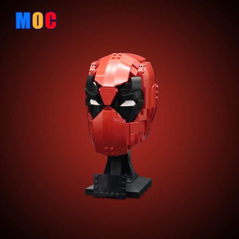 (Gobricks version) 570PCS MOC-188311 Deadpool's Mask