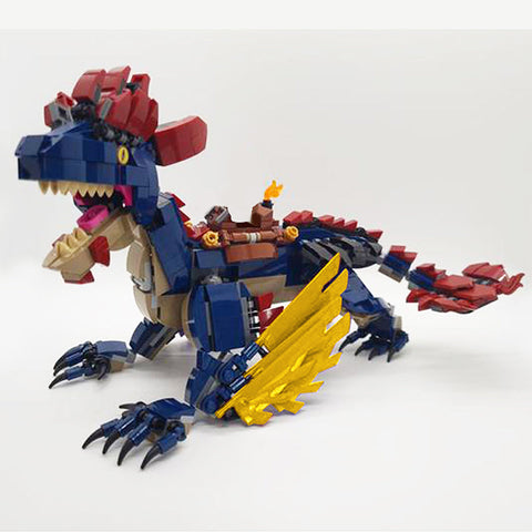 (Gobricks version) 549pcs MOC-106666 Ark: Rock Drake