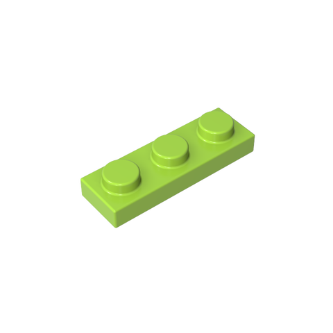 Gobricks,Plate 1 x 3,3623